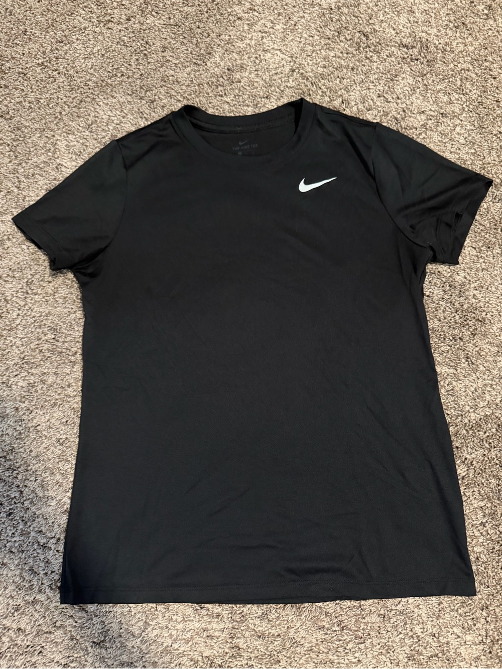 Nike Black Dri-FIT Crew Neck Tee